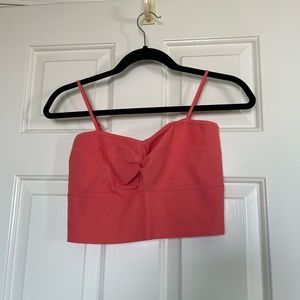 Babaton Coral Knit Crop Top